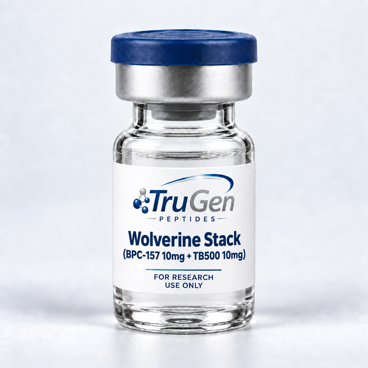 TruGen Wolverine Stack (BPC-157 10mg + TB500 10mg) — for research use only