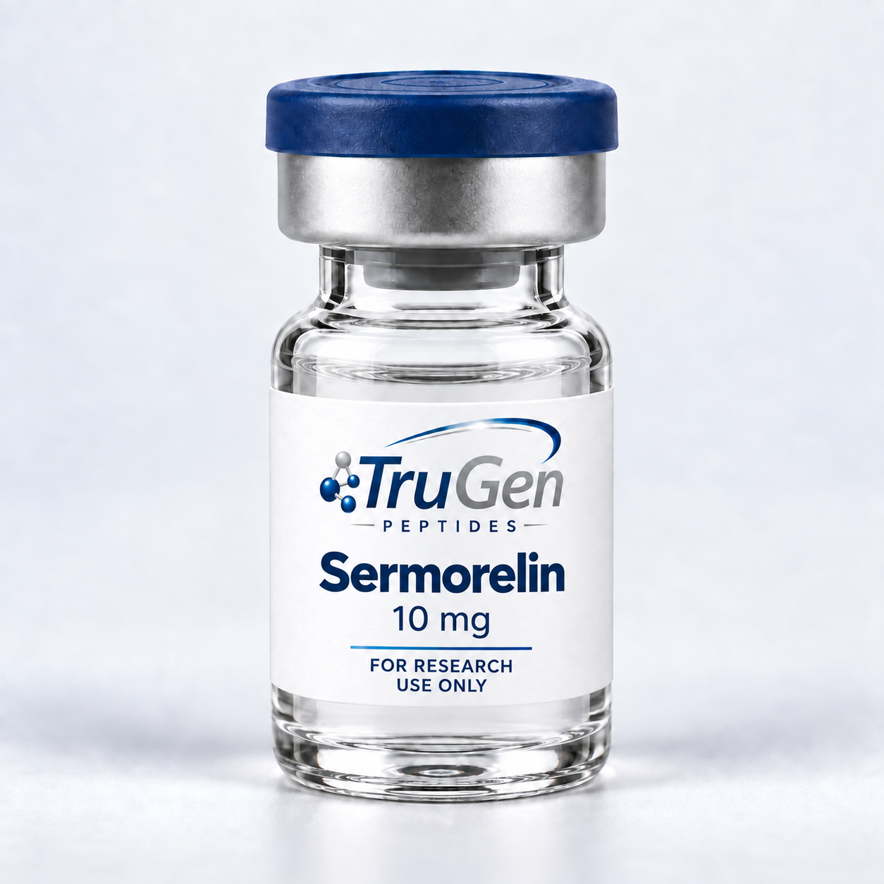 TruGen Sermorelin 10mg — for research use only