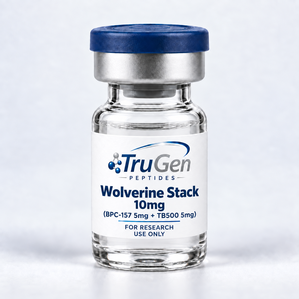 TruGen Wolverine Stack 10mg (BPC-157 5mg + TB500 5mg) — for research use only